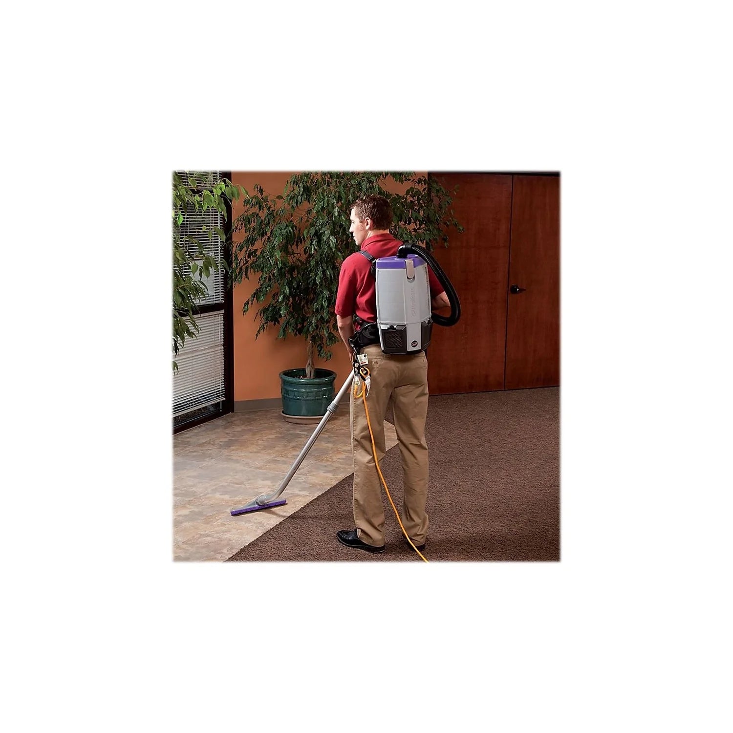 6 Backpack Vacuum Gray/Purple A811111