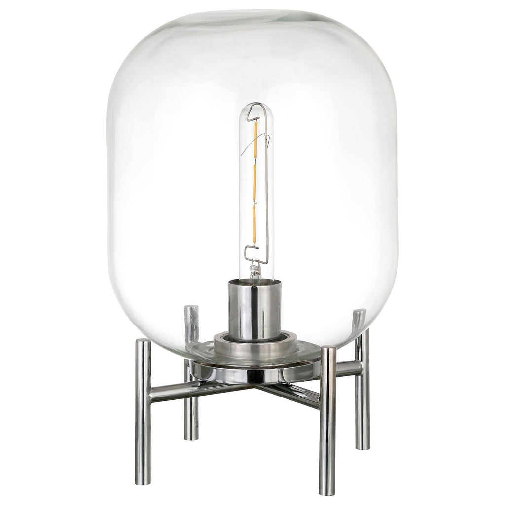 Clear Glass Globe Table Lamp P2490