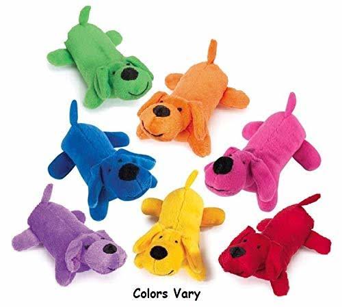 Dog Toys Plush Puppy Squeakers Assorted Color Bulk Packs Pick 5x22 D765584