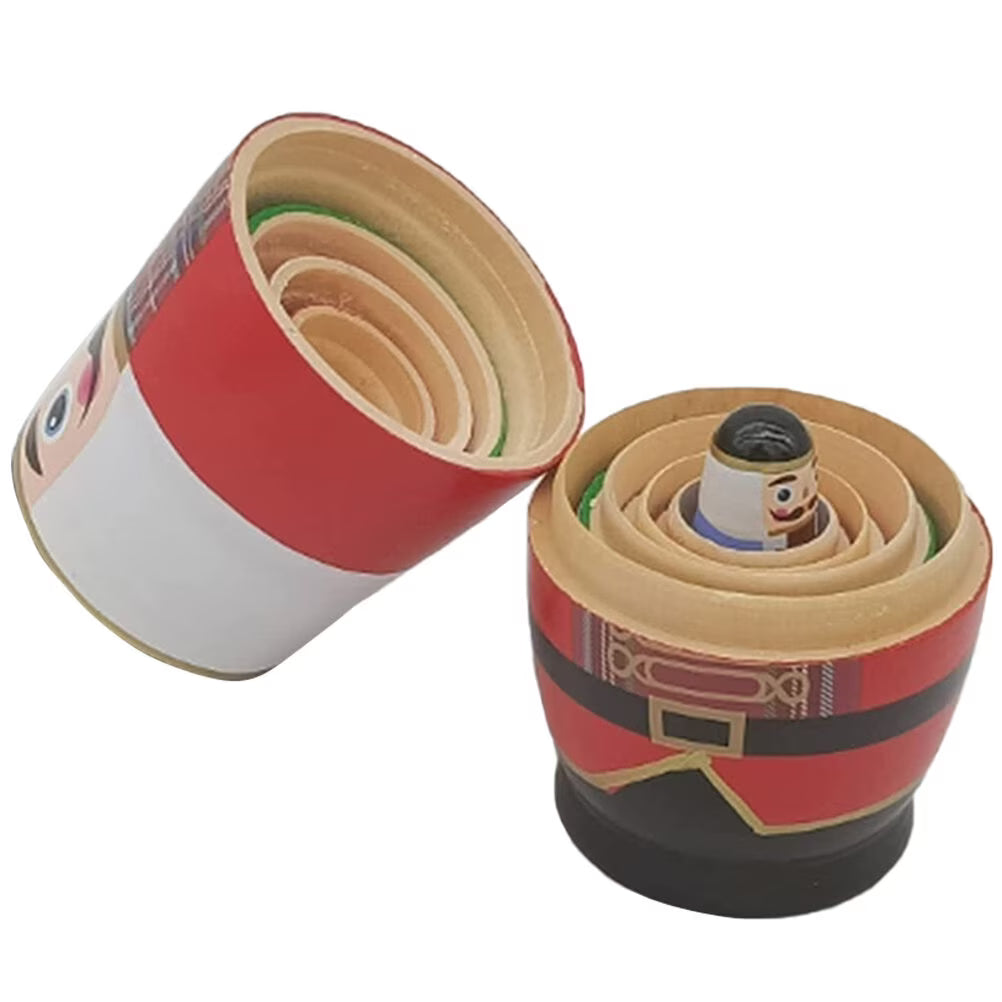 Nutcracker Russian Nesting Toys Wooden Stacking Dolls V606