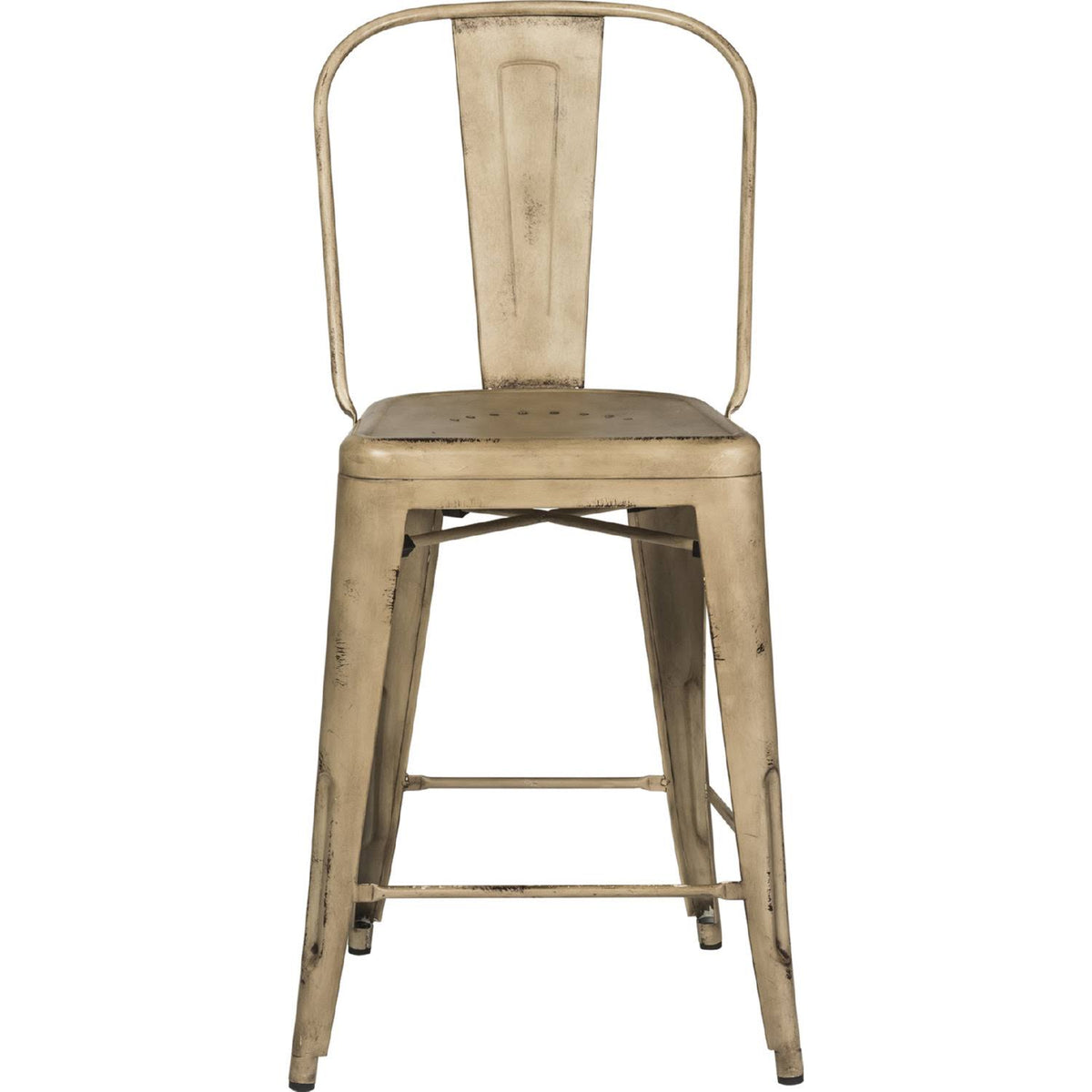 Vintage Cream Bow Back Counter Chair H954305