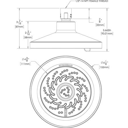 Multi Function Shower Head C227