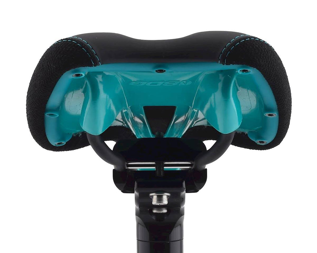 Turquoise Black Saddle with Ti-Alloy Rails D2000