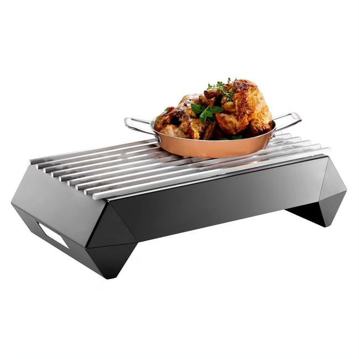 7 in. Diamond Multi Chef Stainless Steel Frame Set of 6 U6971