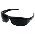 Safety Glasses Black Frame Smoke Lens I41989