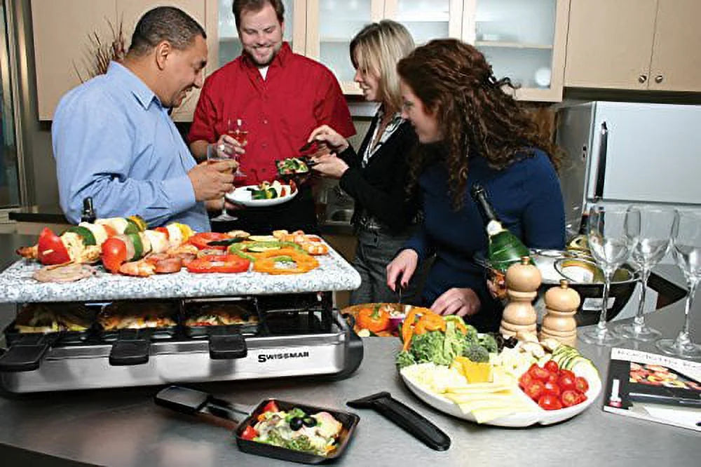 8 Person Stainless Raclette Party Grill T23471