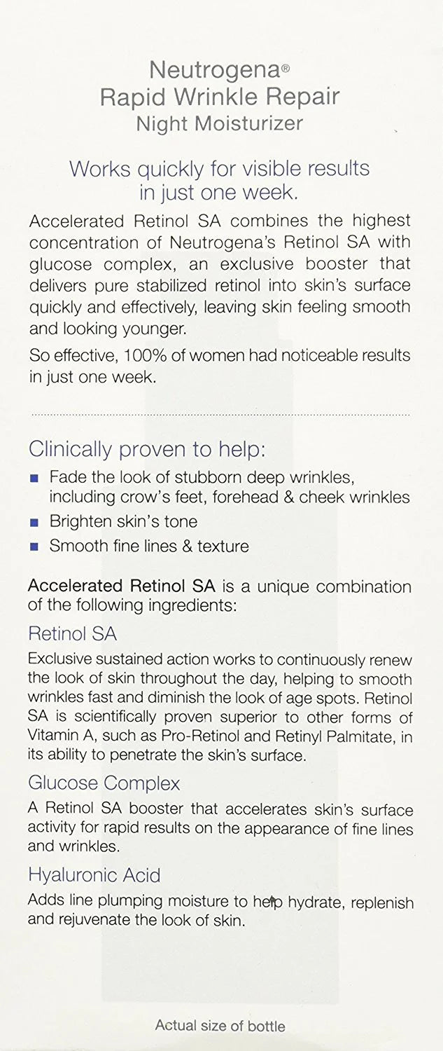 Night Moisturize With Retinol, 1 Fl. Oz. L4351