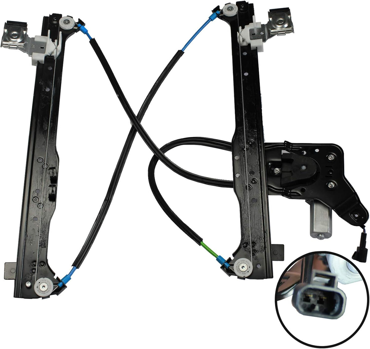 Rear Passenger Side Power Window Regulator with Motor Assembly Pack of 2 A9898