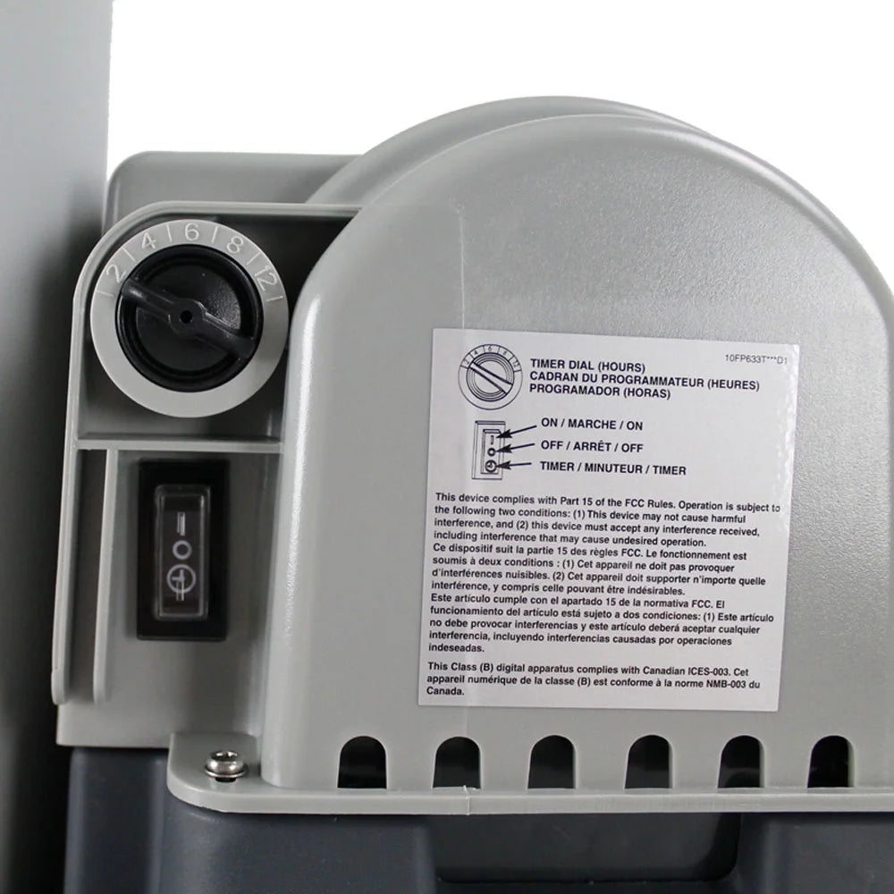 Intex Pool Pump with Wall Mount Automatic Skimmer and Pool Filters (6 Pack) D575734