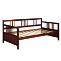 Espresso Wooden Daybed Frame Sofa Bed C3429