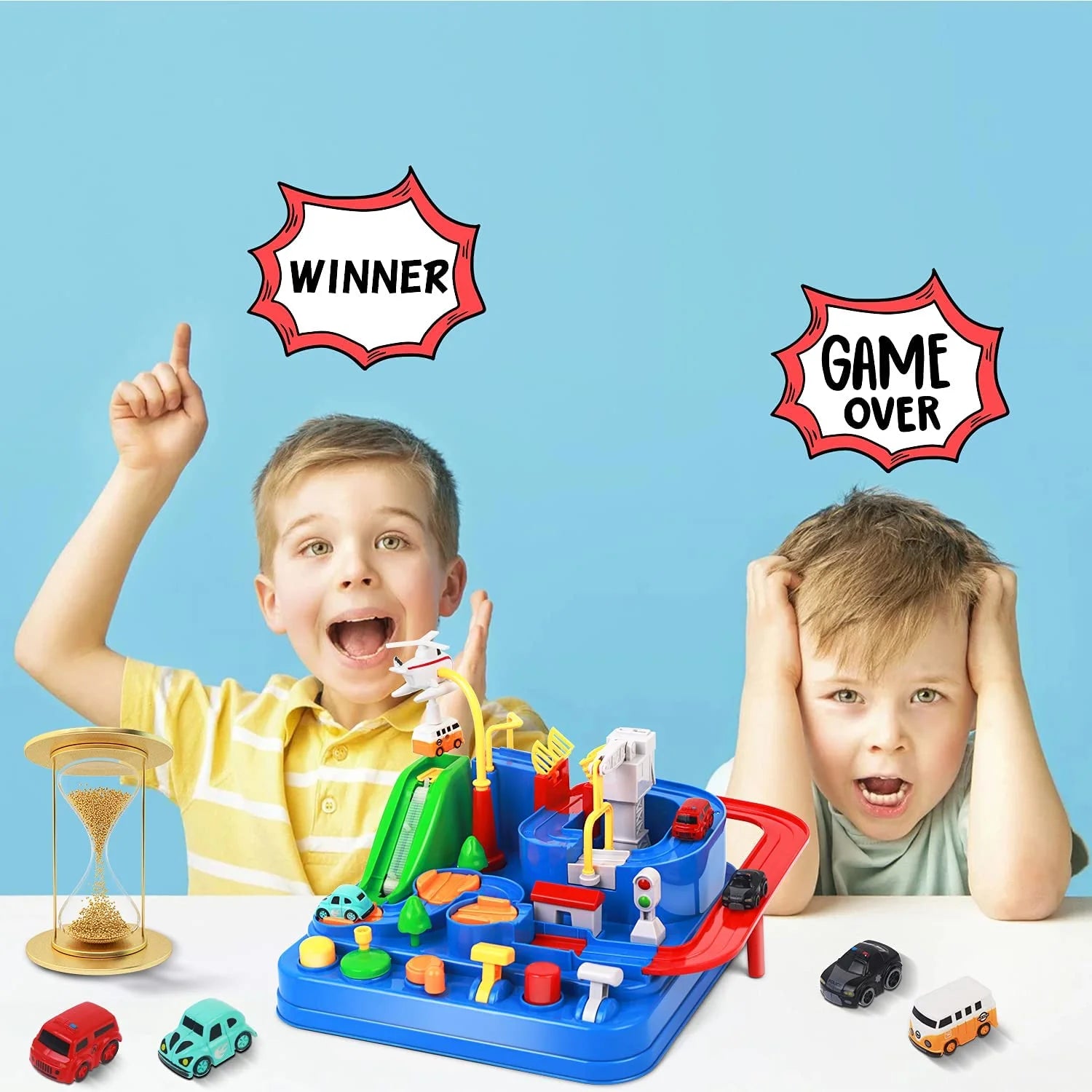Race Tracks Car Toys STEM Track Adventure Educational Toys for Toddlers 3 4 5 6 7 8 Year Old Boys Girls S4756