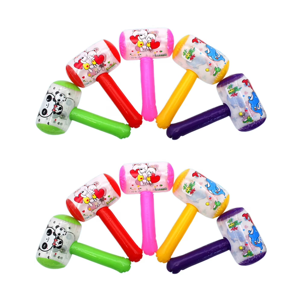 Inflatable Hammer Toy with Bell W8359