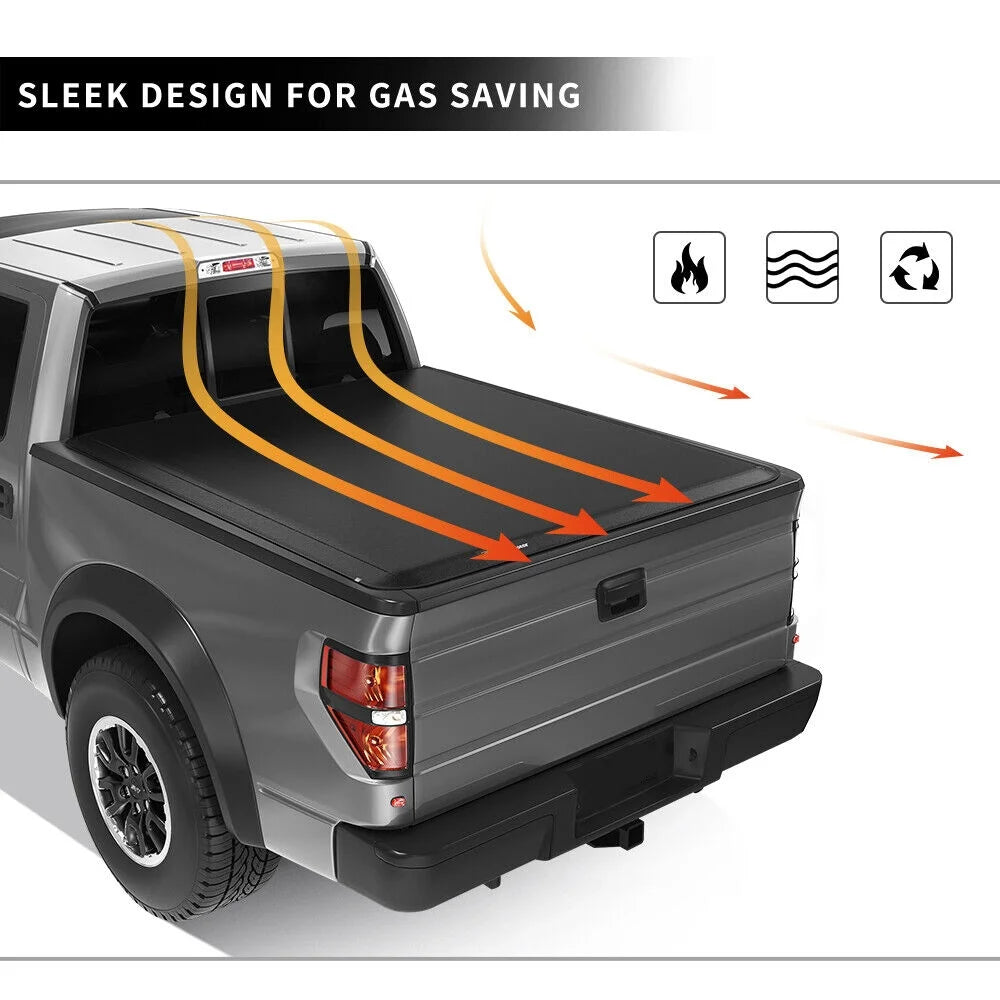 6 ft Tri Fold Truck Bed Tonneau Cover V13354