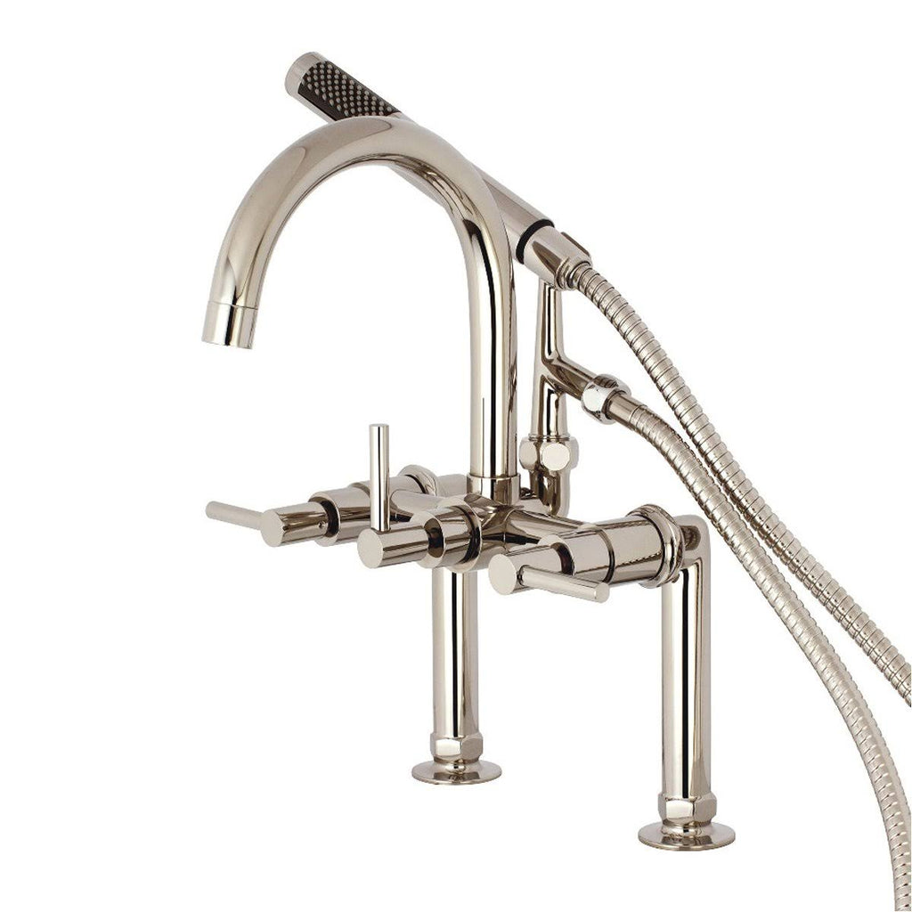 Oil Rubbed Bronze Deck Mount Clawfoot Tub Faucet M300