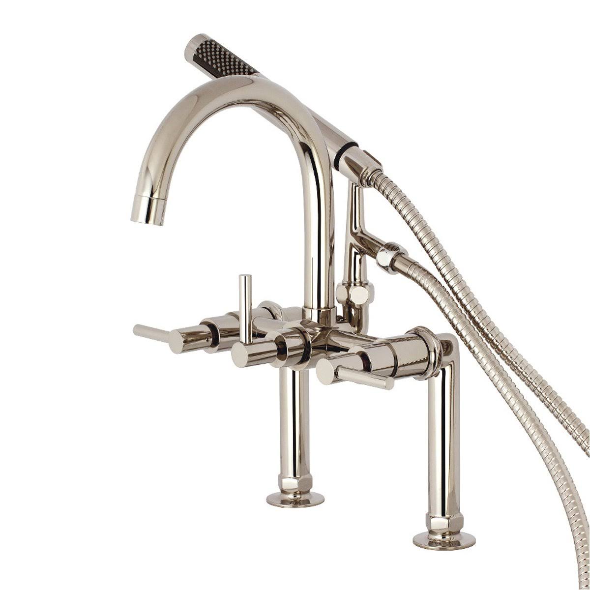 Oil Rubbed Bronze Deck Mount Clawfoot Tub Faucet M300