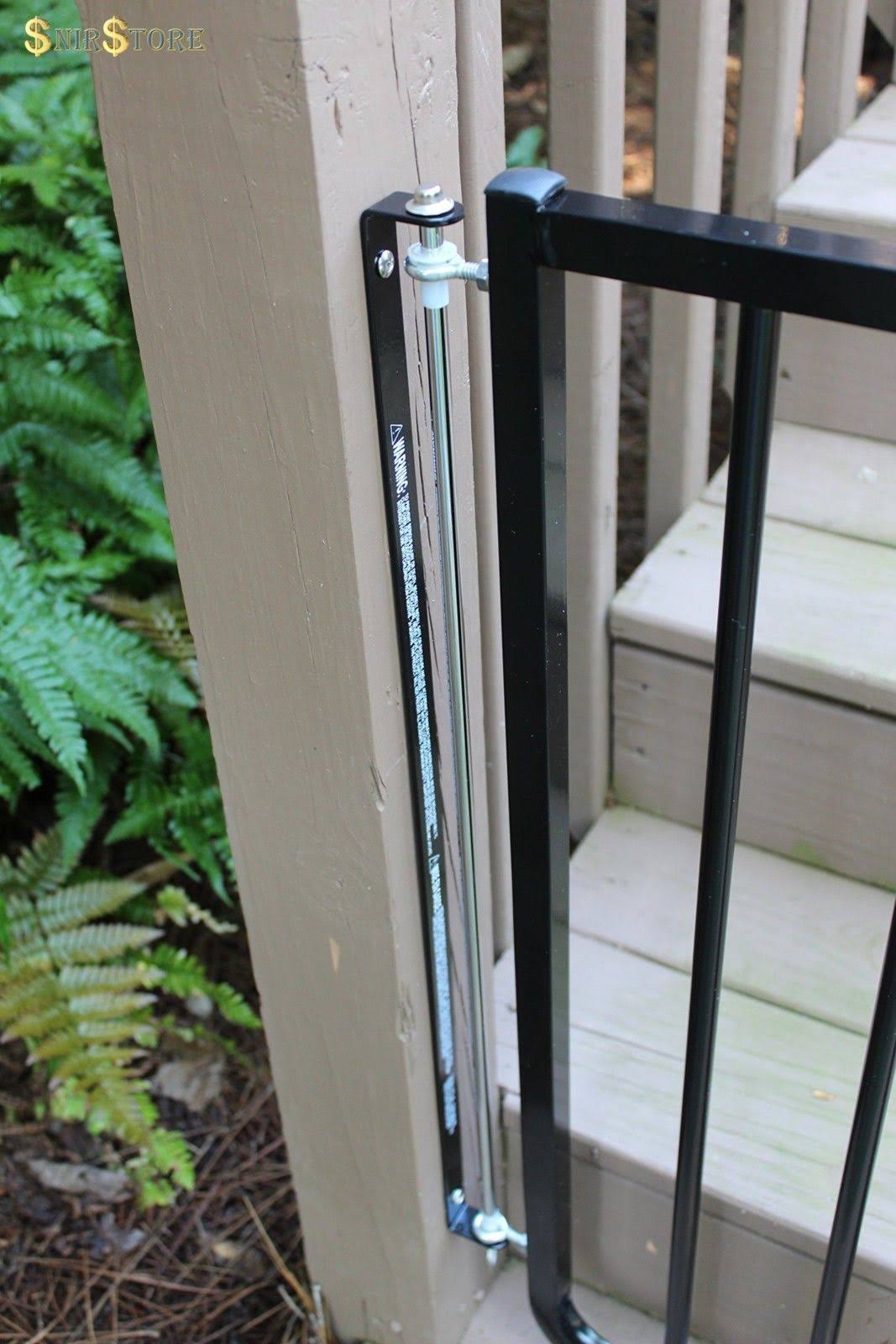 Black Stairway Safety Gate K31674