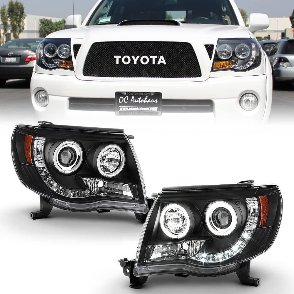 Black Housing Projector Headlights Headlamps X742