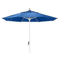 7.5' Oct Market 8 Rib Push up White with Pacific Blue Marine Grade Canopy Q93791