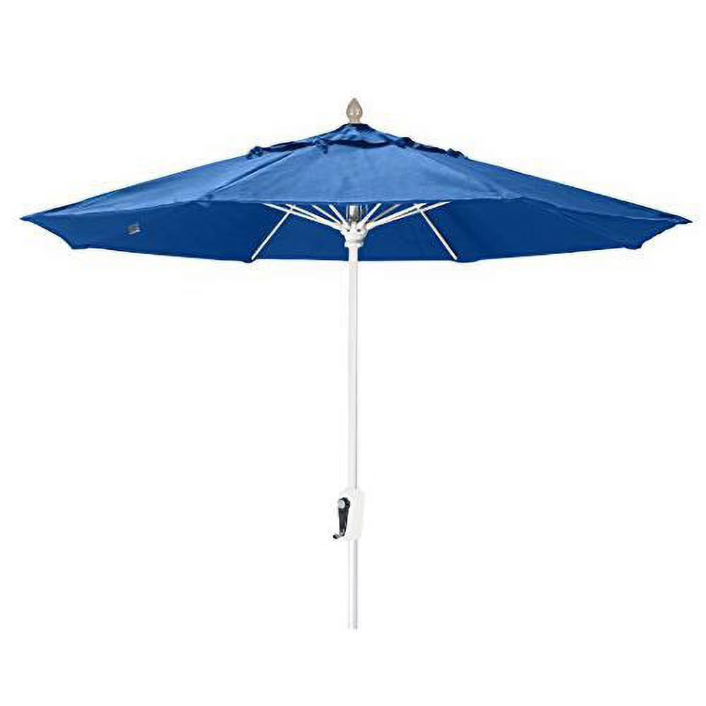 7.5' Oct Market 8 Rib Push up White with Pacific Blue Marine Grade Canopy Q93791
