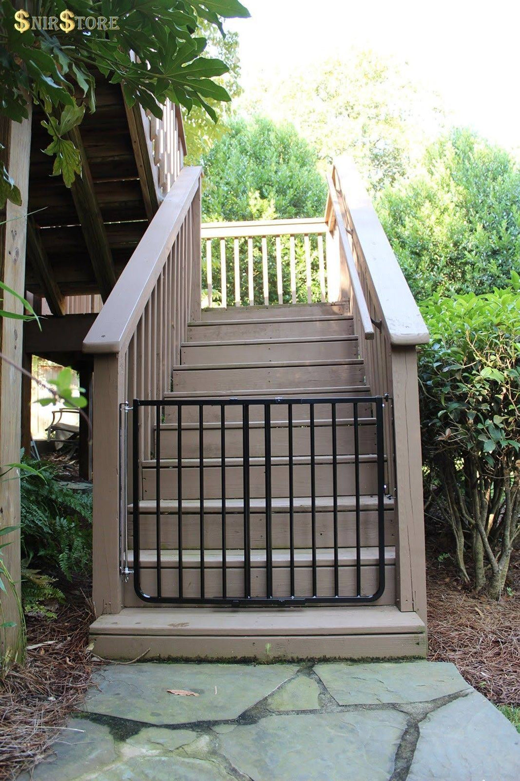 Black Stairway Safety Gate K31674