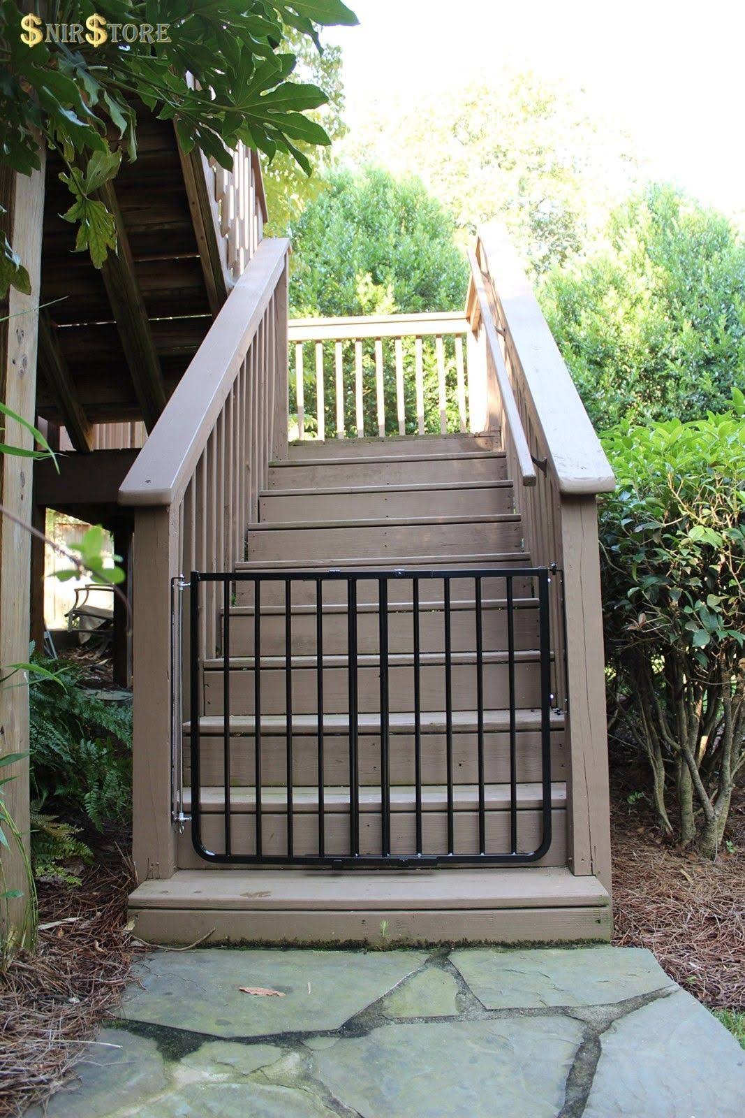 Black Stairway Safety Gate K31674