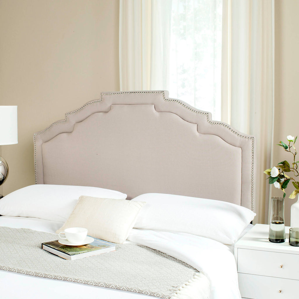 Queen Headboard in Taupe V8564