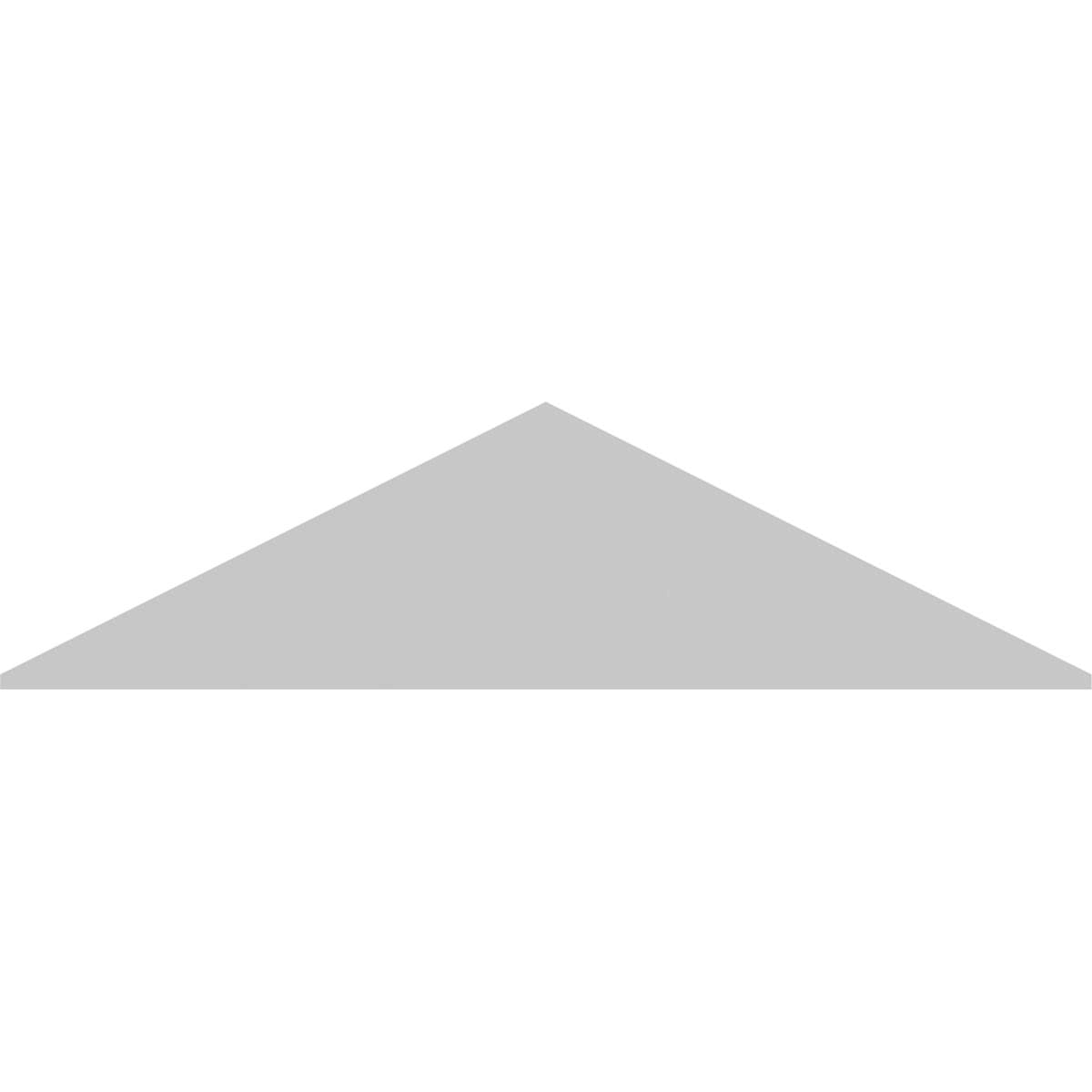 Peaked Cap 3 Spoke PVC Pediment U7112