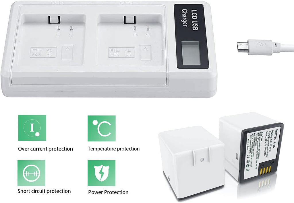 2-Pack Rechargeable Battery and Dual Battery Charge Station for Arlo Pro Surveillance Camera O4947