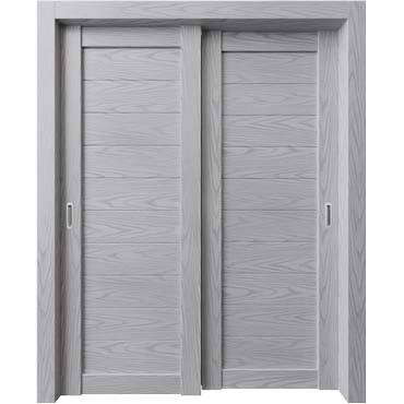 Light Grey Bypass Interior Door U68412