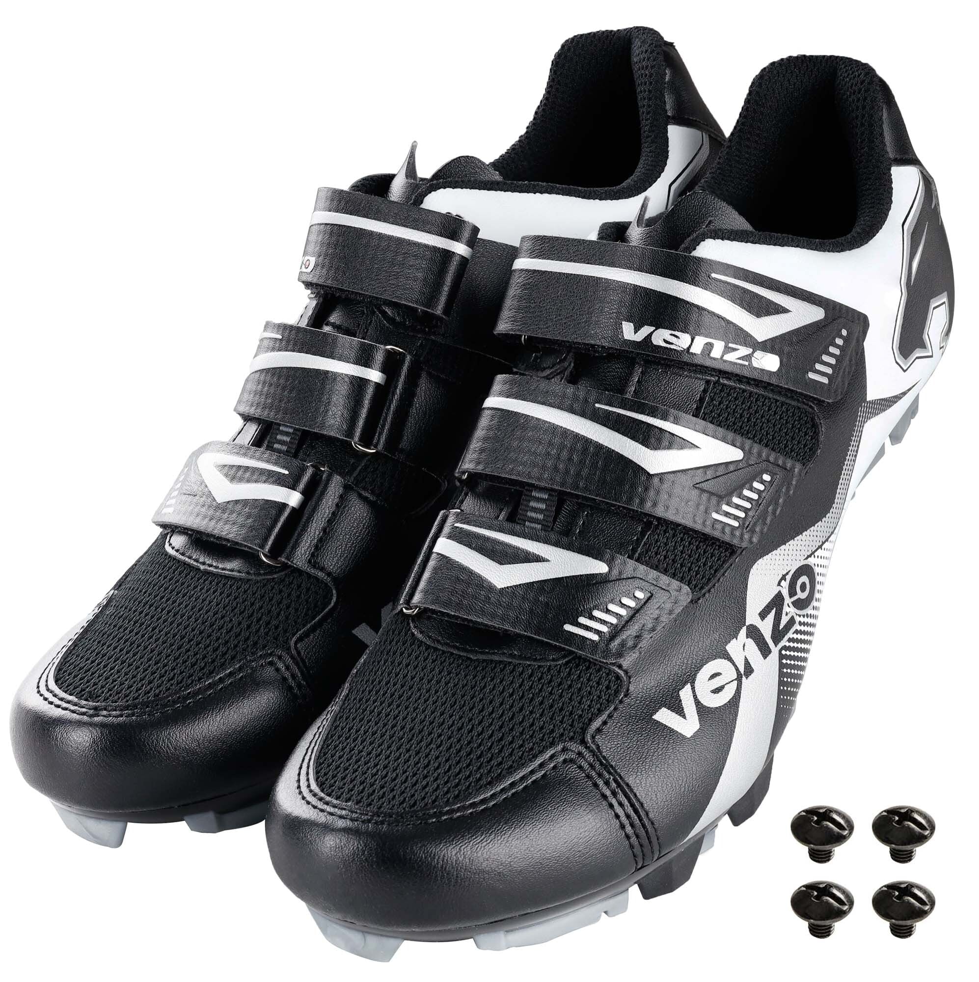 Men's Cycling Shoes With Pedals & Cleats - Size 49 A44616