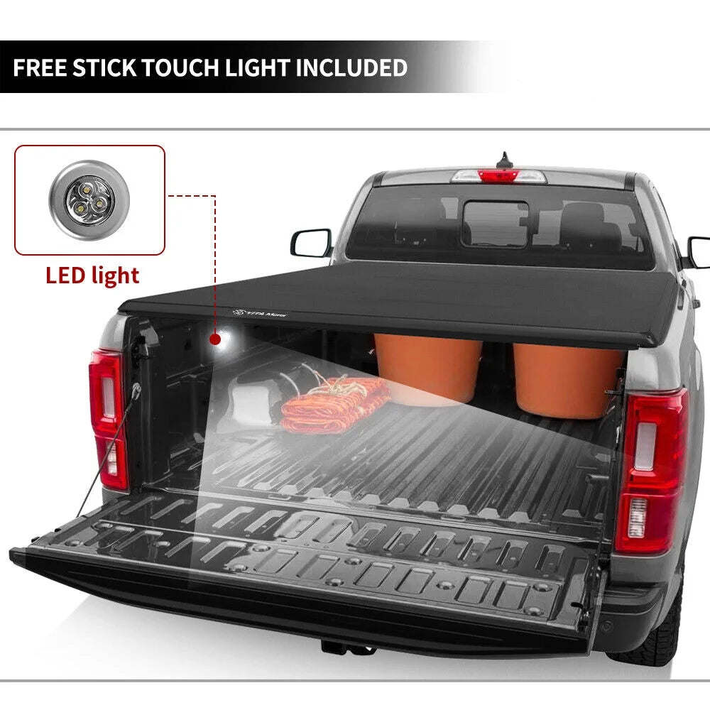6 ft Tri Fold Truck Bed Tonneau Cover V13354