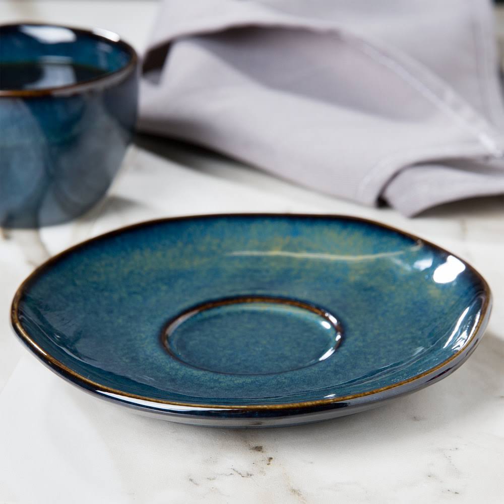 Vitrified China Saucer Night Sky 6.375 in. T62244
