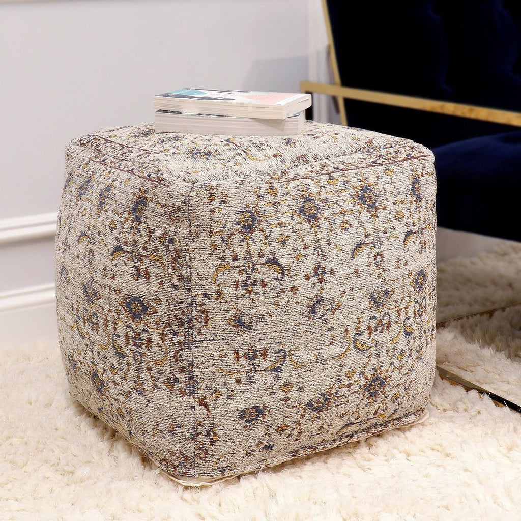 Taupe Ottoman Pouf M618