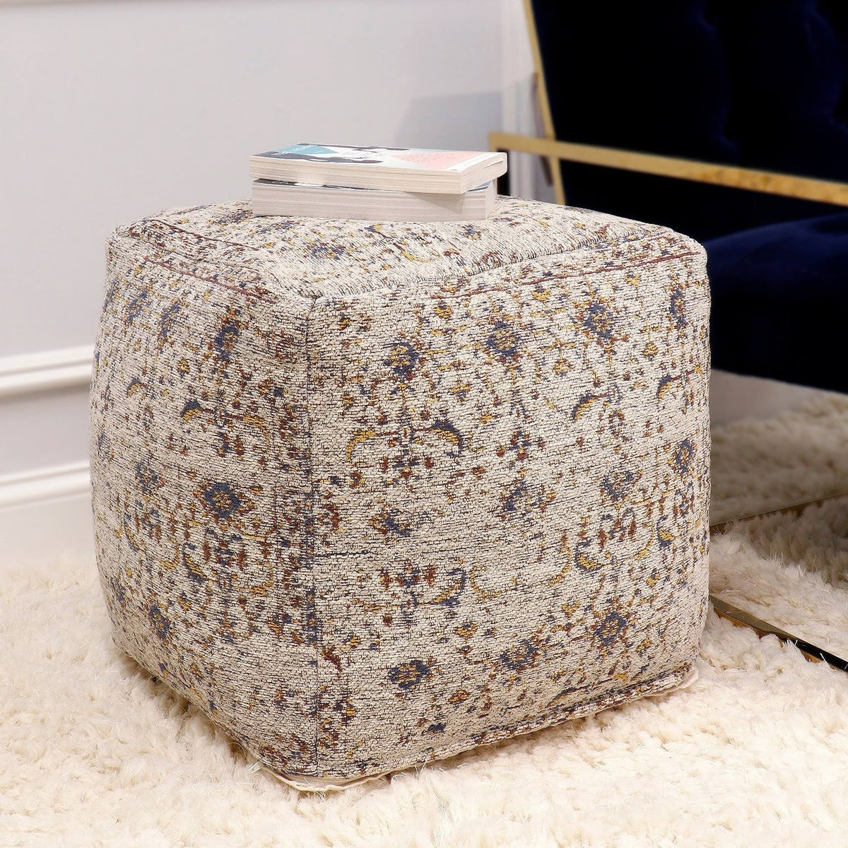 Taupe Ottoman Pouf M618