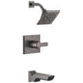 Black Stainless Tub and Shower Trim D350
