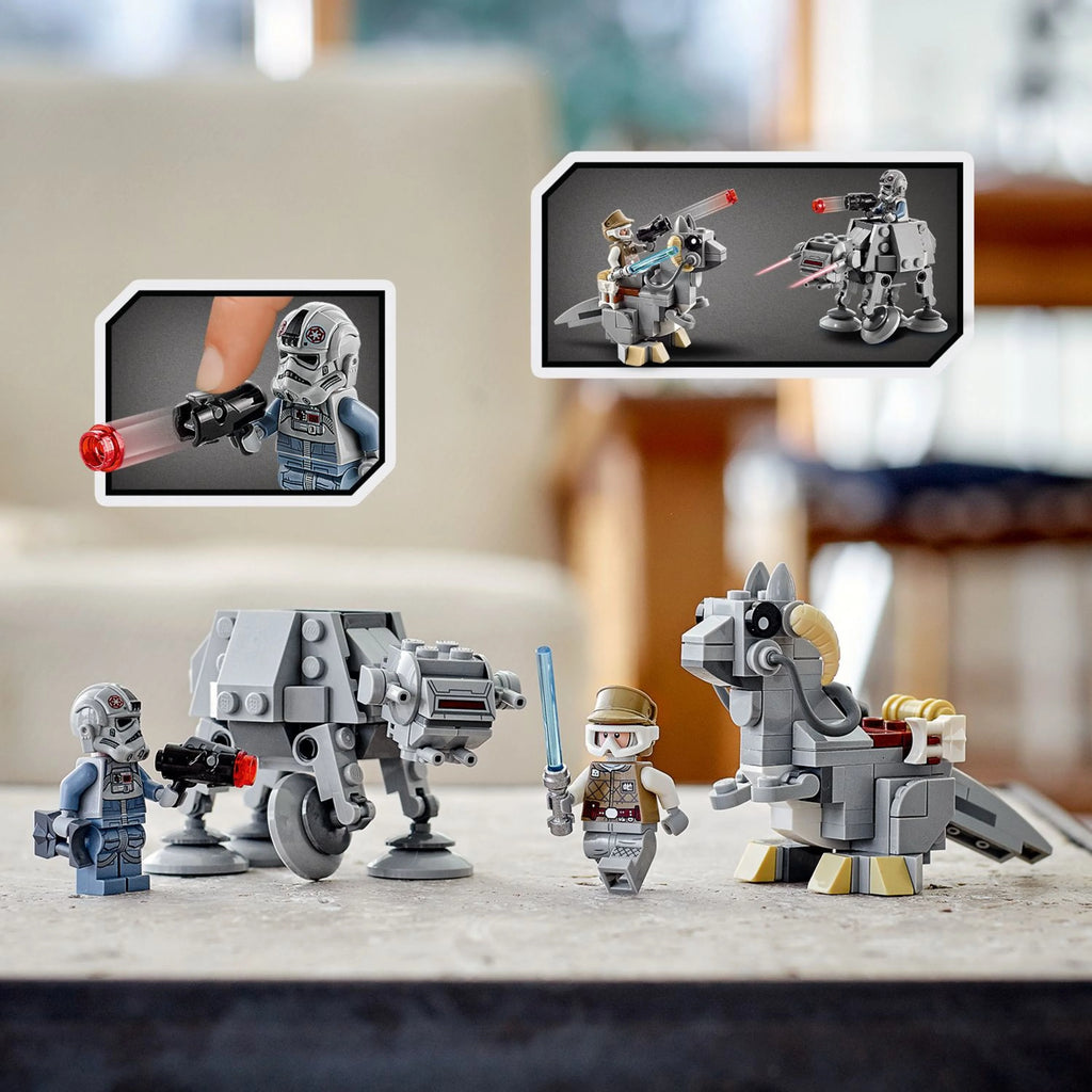 LEGO Star Wars AT-AT vs. Tauntaun Microfighters Building Toy (205 Pieces) S348