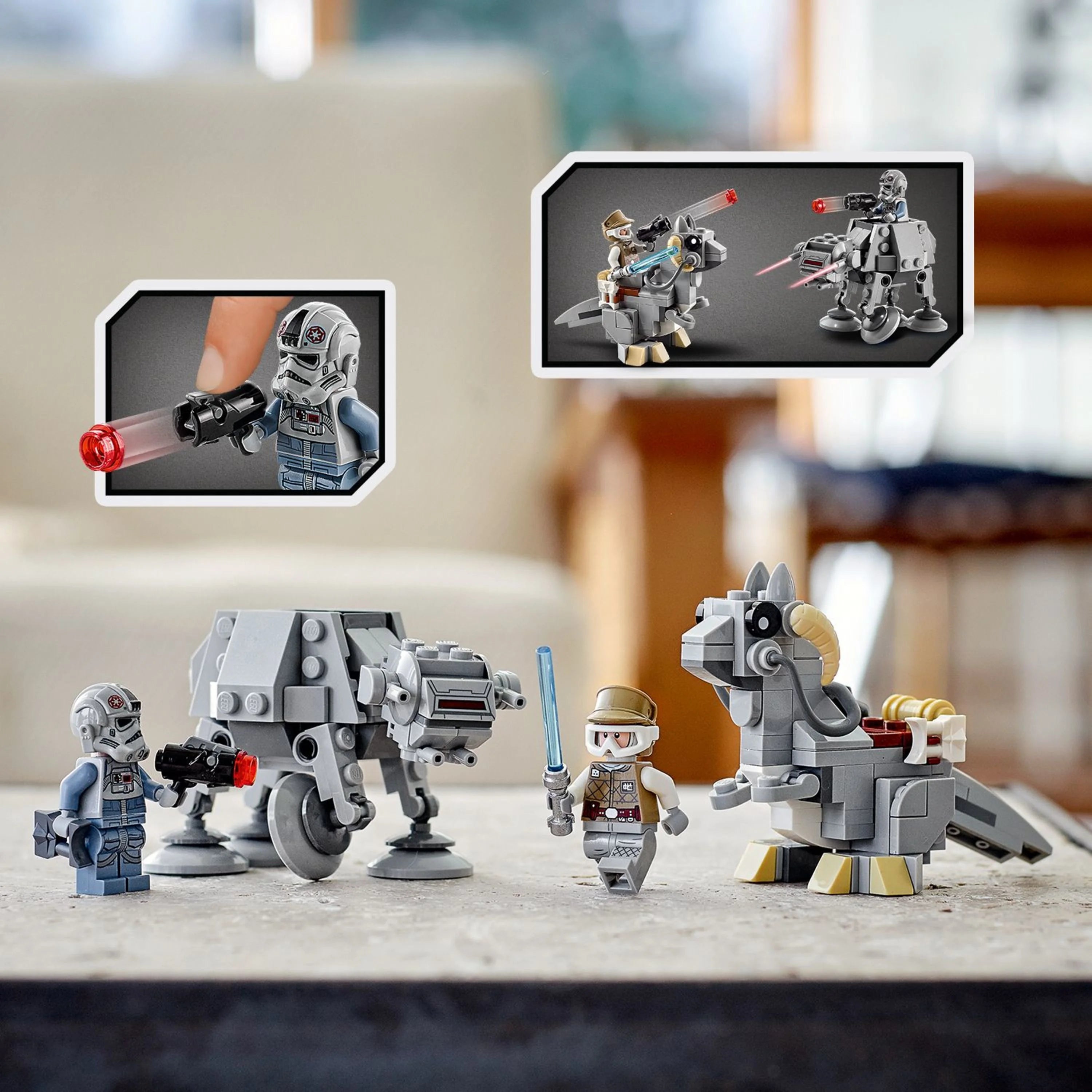 LEGO Star Wars AT-AT vs. Tauntaun Microfighters Building Toy (205 Pieces) S348