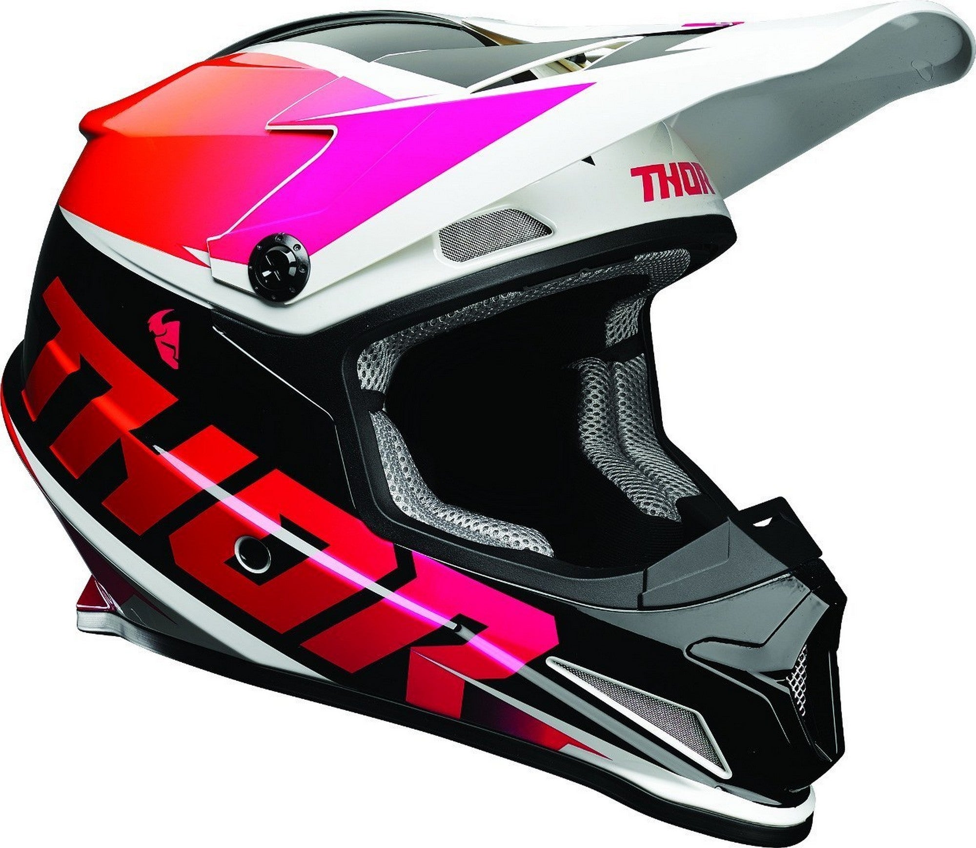 Orange/Magenta Offroad Helmet 4XL G18447