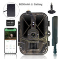 Cellular Trail Camera 36MP 4K with 8000mAh Battery No Glow LED Game Camera F983