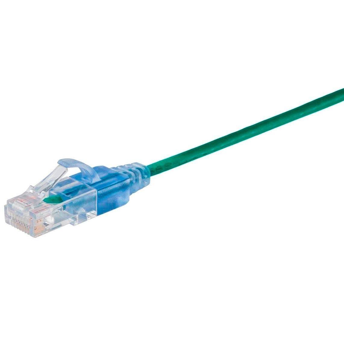 10-Pack Cat6a Ethernet Patch Cable, 25ft Green Z9427