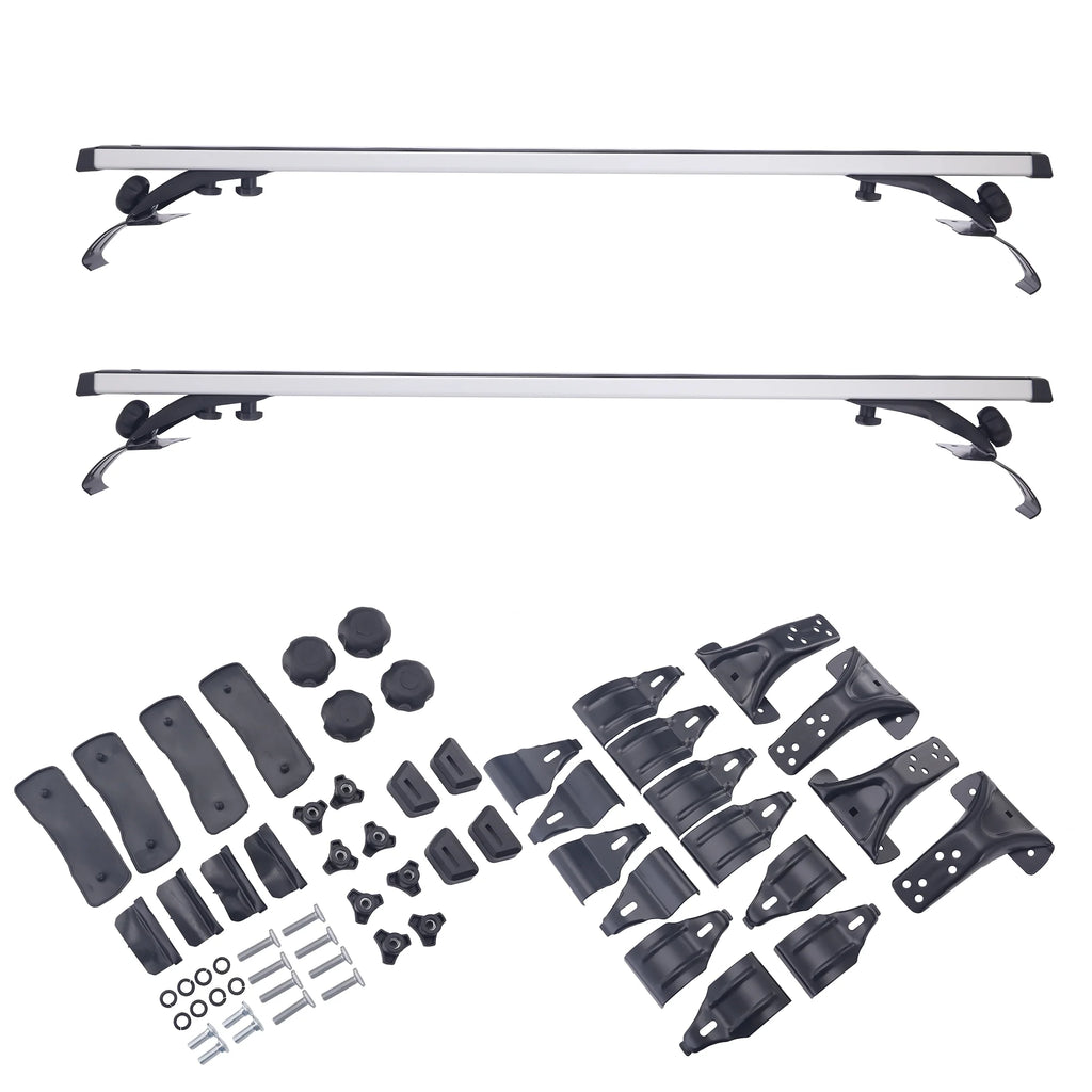 2pack 48" Car Top Roof Rack Cross Bars Kayak Cargo Carrier N452552