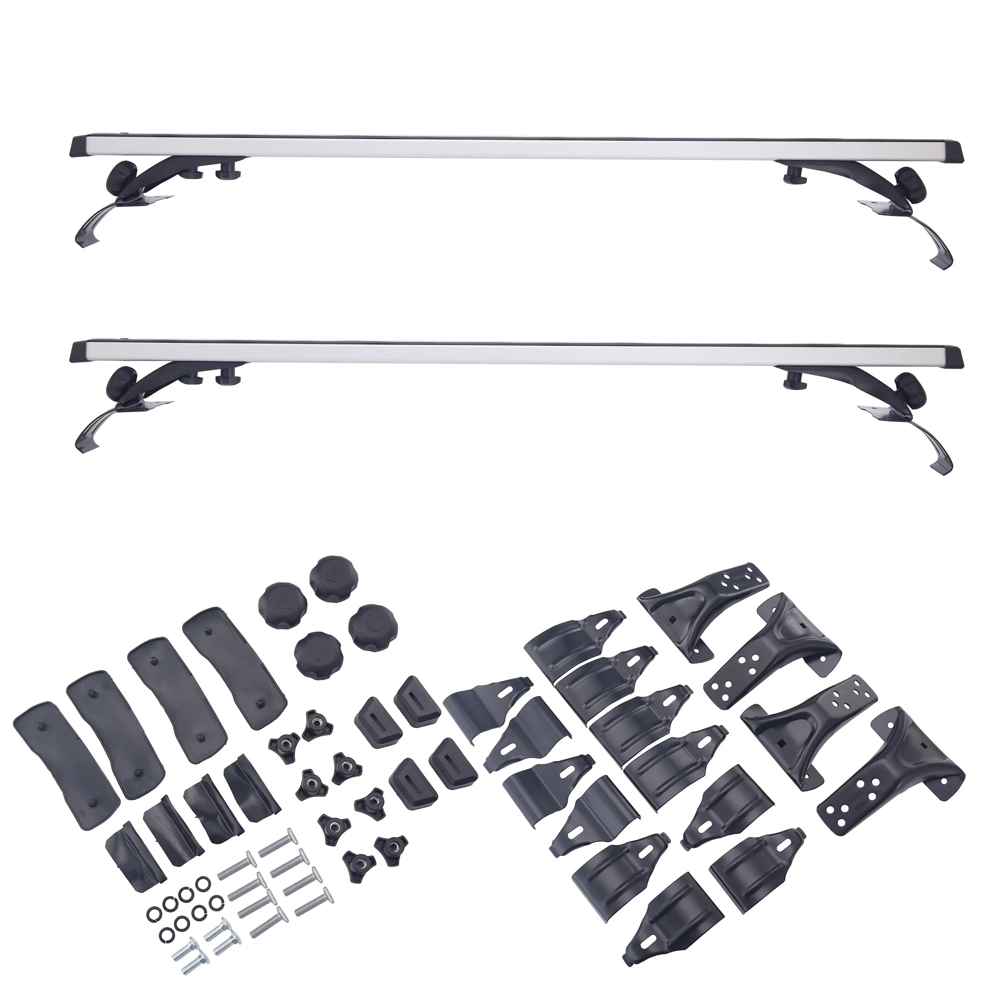 2pack 48" Car Top Roof Rack Cross Bars Kayak Cargo Carrier N452552
