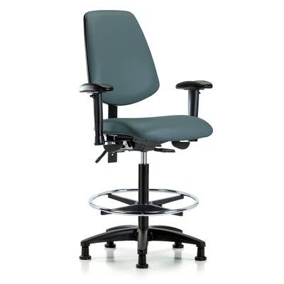Blue Ergonomic Drafting Chair E16459
