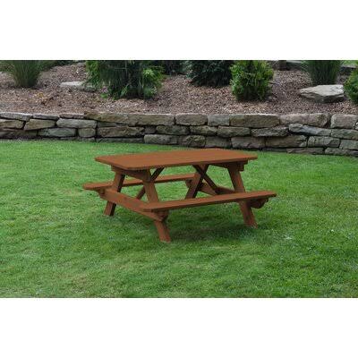 Oak Stain Kids Picnic Table I2649