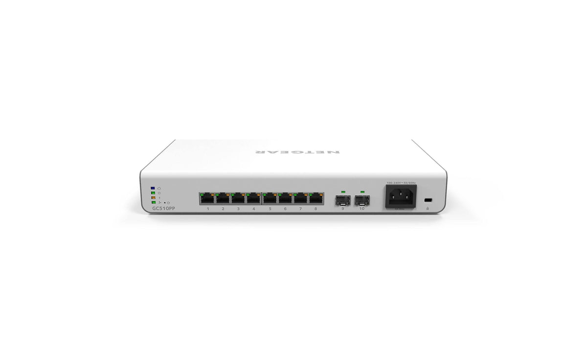 8 PoE+ Ethernet Ports Managed L2 Switch F868