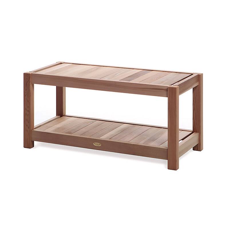 Cedar Wood Sauna Bench Z87111