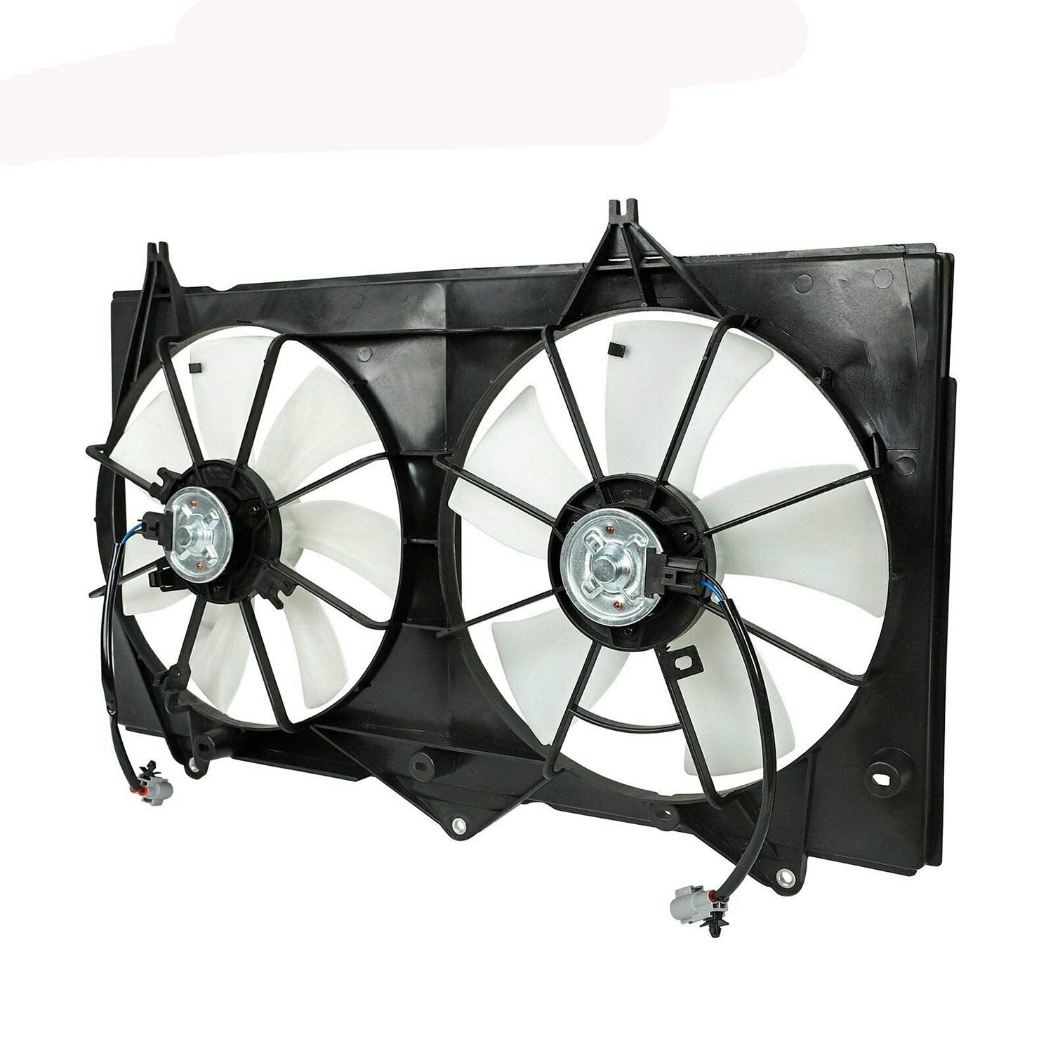 Dual Radiator Cooling Fan with Motor for 2002-2006 Camry 2002-2008 Solara 2.4L Pack of 2 L3986