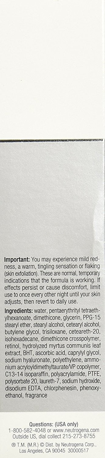 Night Moisturize With Retinol, 1 Fl. Oz. L4351