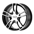 14x6 Gloss Black Machined Wheel G649