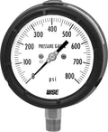 125mm Dial 0~800psi Pressure Gauge, 1/2NPT(M), Bottom Connection, Pack of 2 B377210